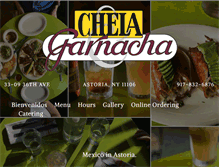 Tablet Screenshot of chela-garnacha.com